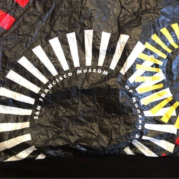 Leslie Jordan SF Moma Jacket Vintage Tyvek Size Medium biker‎ cycling pop art - Picture 6 of 9